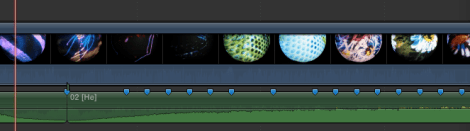 Beat markers in timeline