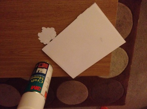 Completed pop-up book