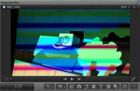 Colour banding distortion