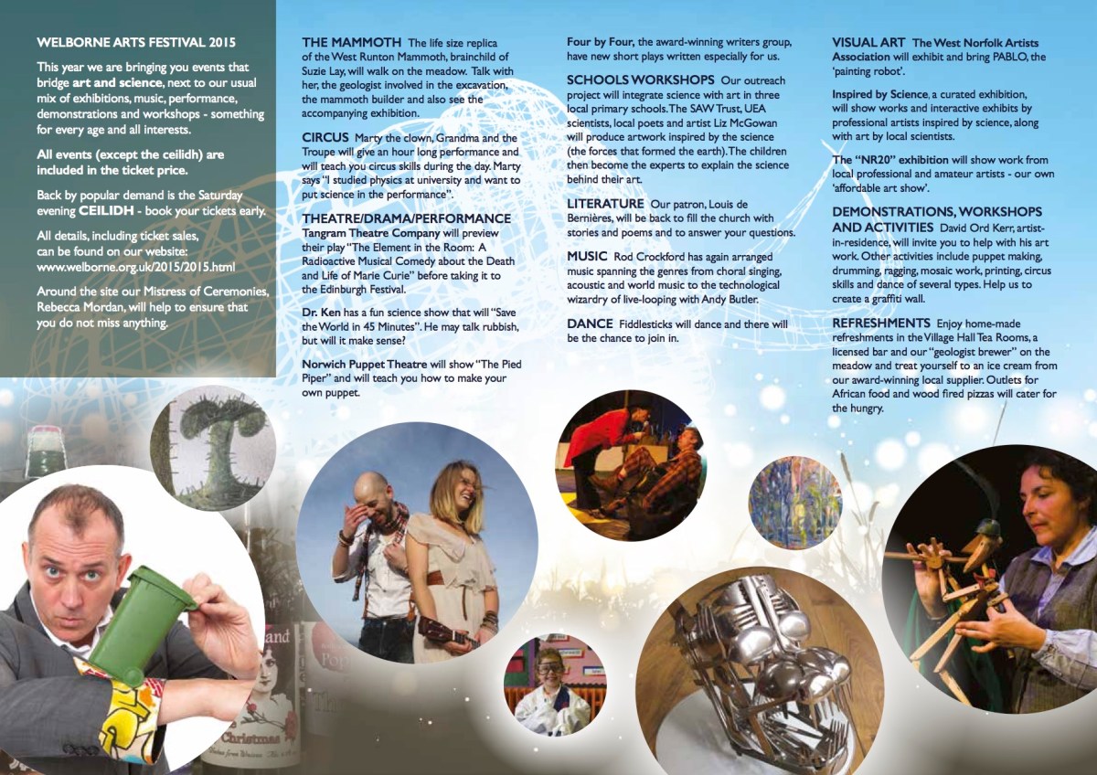Welborne Arts Festival flyer page2